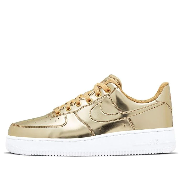 (WMNS) nitthhke Air fortthhce 1 SP 'Liquid Metal - Gold'