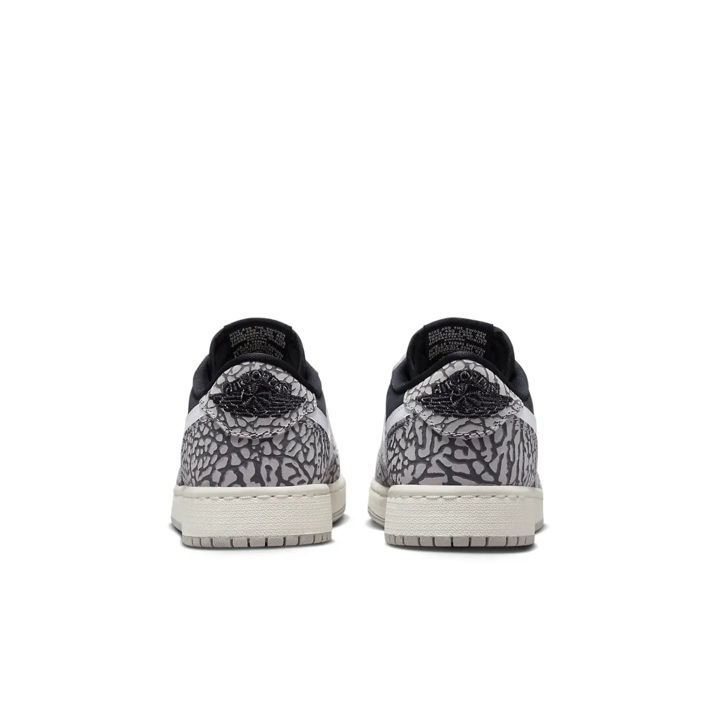 (GS) Air jtthhordan 1 Retro Low OG 'Black Cement' CZ0858-001