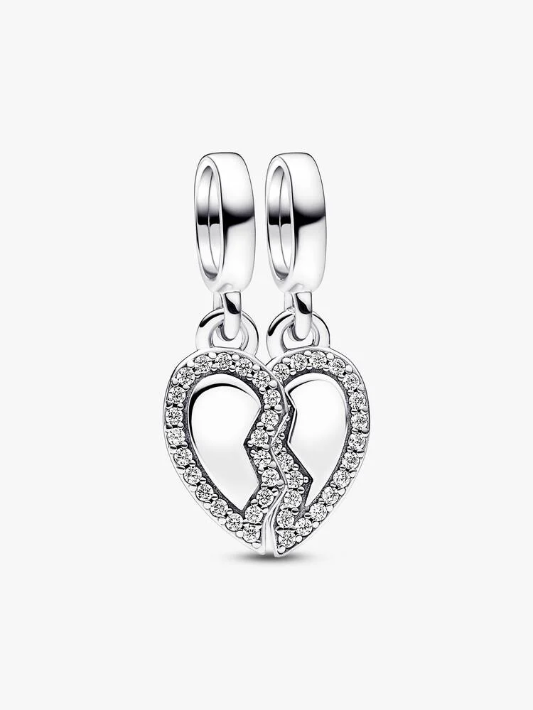 Friends Splittable Heart Dangle Charm