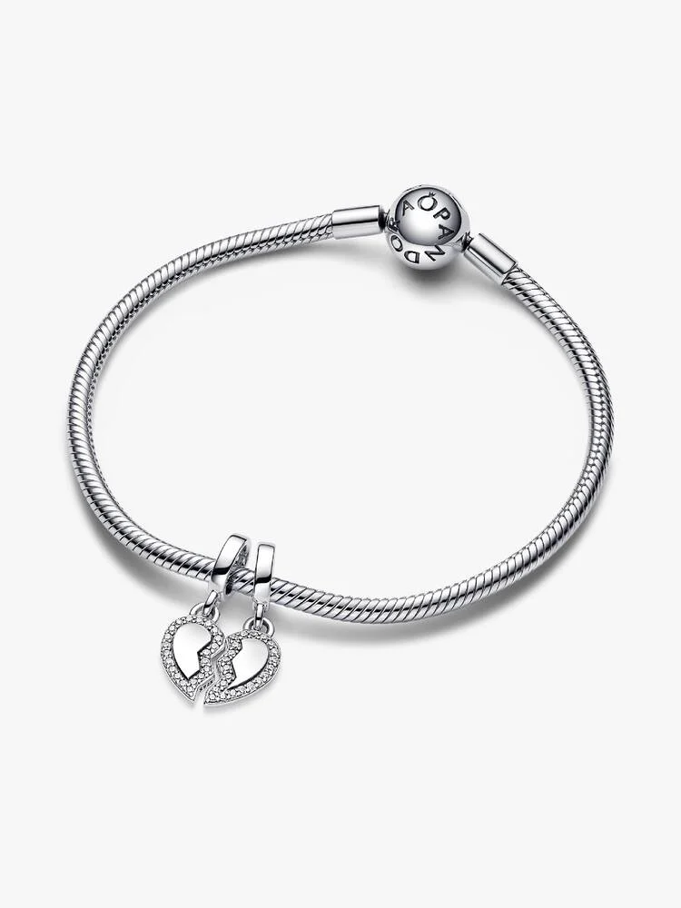 Friends Splittable Heart Dangle Charm