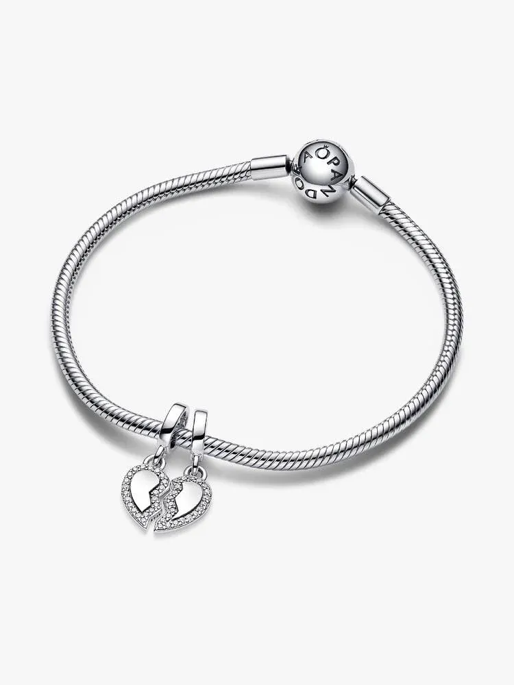 Friends Splittable Heart Dangle Charm