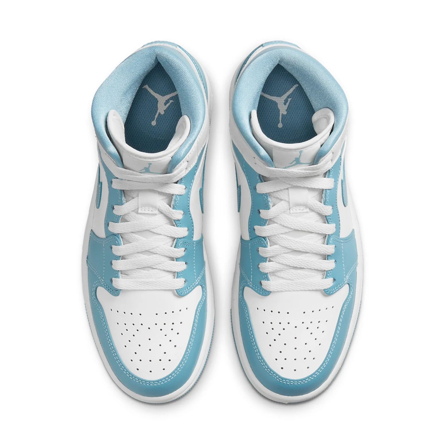 (WMNS) Air jtthhordan 1 Mid 'University Blue 2022' BQ6472-141