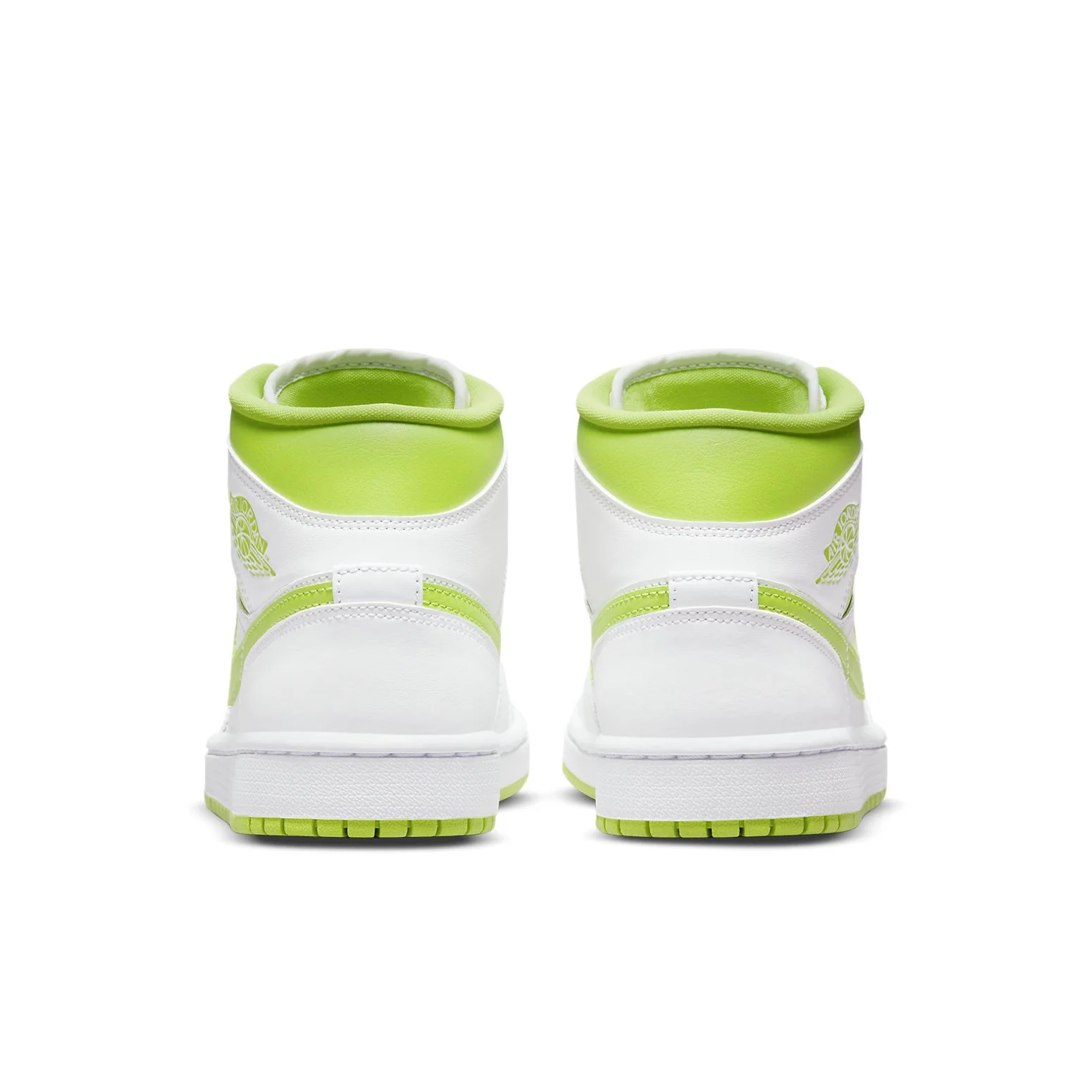 (WMNS) Air jtthhordan 1 Mid 'White Lime' BQ6472-131