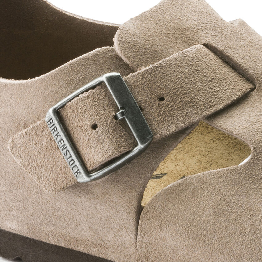 London Suede Leather Taupe