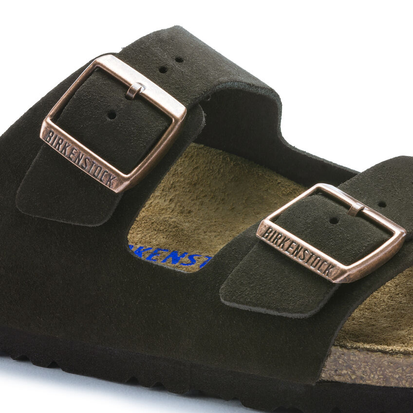 Birketthhnstock Arizona Soft Footbed Suede Leather Mocha
