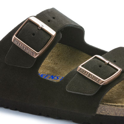 Birketthhnstock Arizona Soft Footbed Suede Leather Mocha