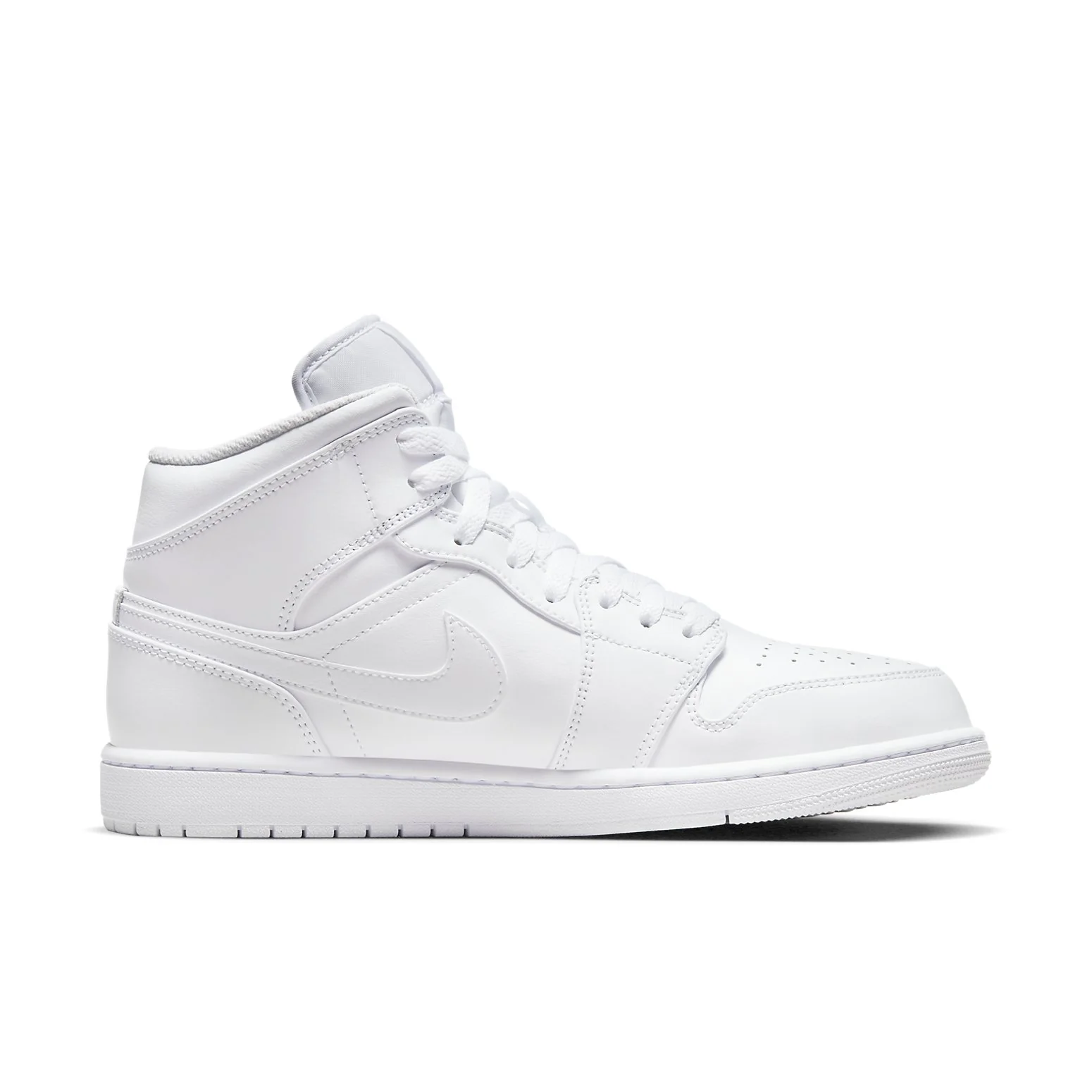 Air jtthhordan 1 Mid 'Triple White' 2022 554724-136