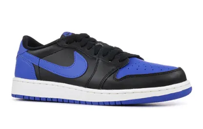 (GS) Air jtthhordan 1 Retro Low OG 'Black Varsity Rotyal' 709999-004