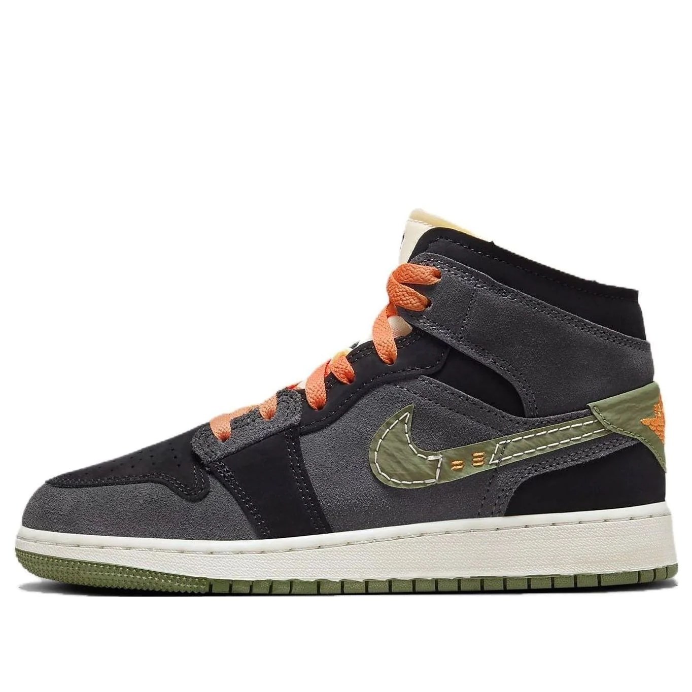 (GS) Air jtthhordan 1 Mid SE Craft 'Anthracite Light Olive' FD5847-003