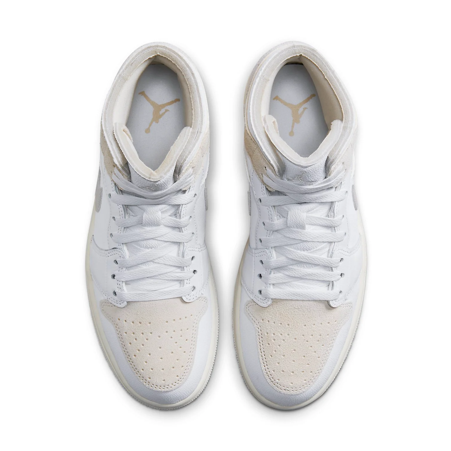 Air jtthhordan 1 Mid SE Craft 'Inside Out White Grey' DM9652-120