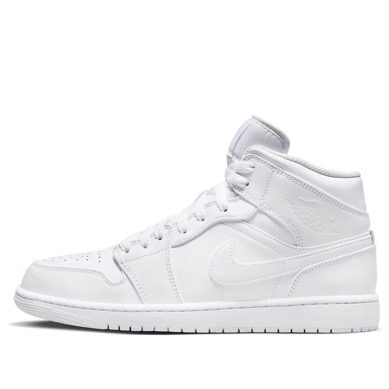 Air jtthhordan 1 Mid 'Triple White' 2022 554724-136
