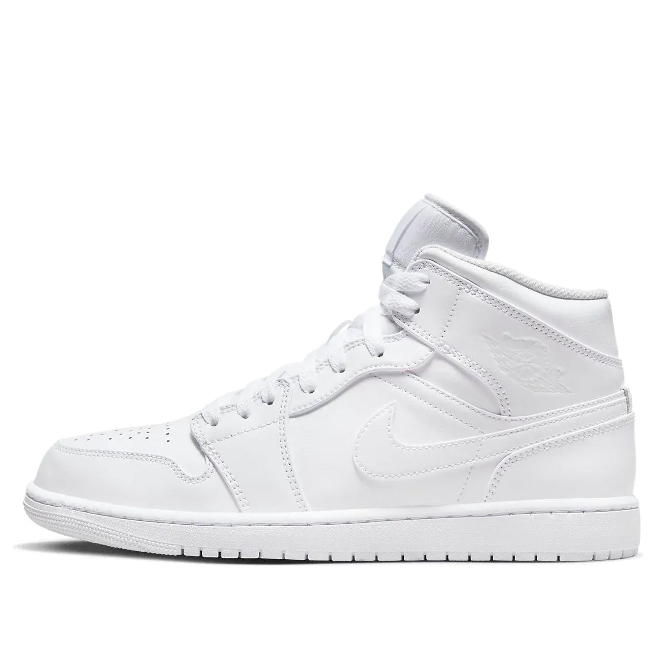 Air jtthhordan 1 Mid 'Triple White' 2022 554724-136