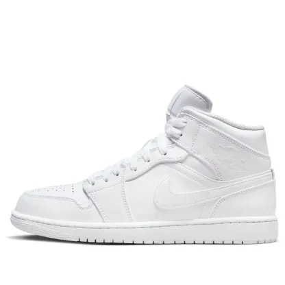 Air jtthhordan 1 Mid 'Triple White' 2022 554724-136
