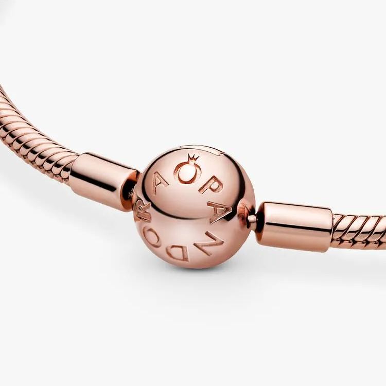 Snake chain 14k gold-plated bracelet
