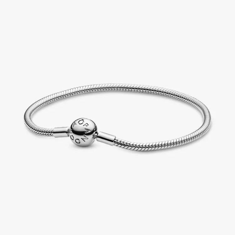 Snake chain 14k gold-plated bracelet