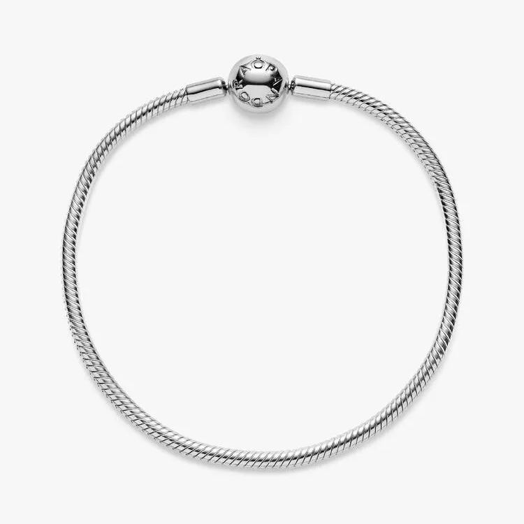 Snake chain 14k gold-plated bracelet