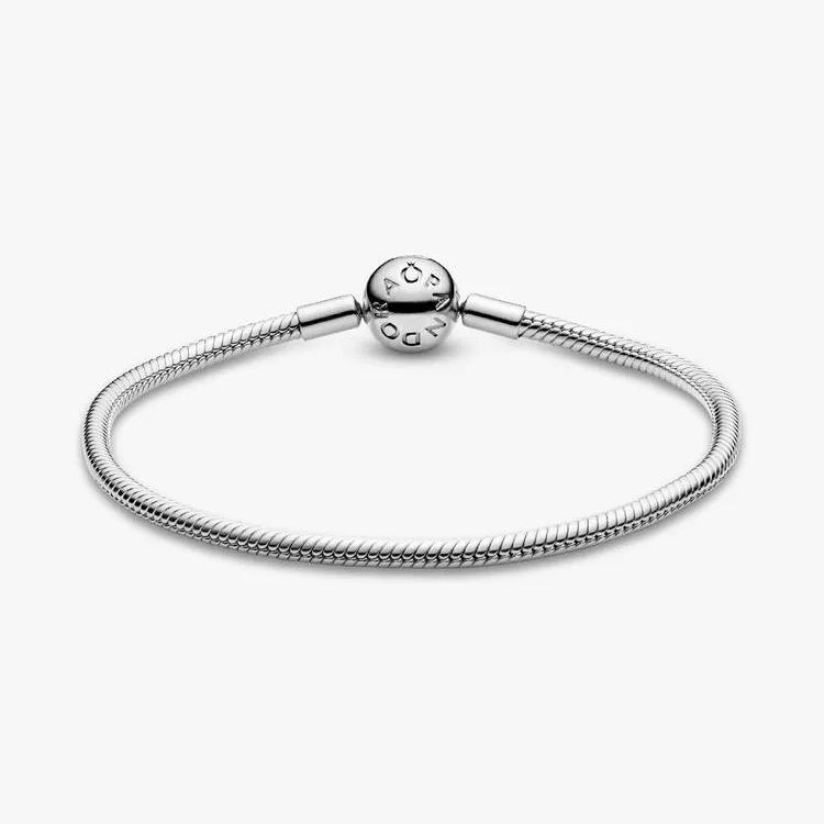 Snake chain 14k gold-plated bracelet