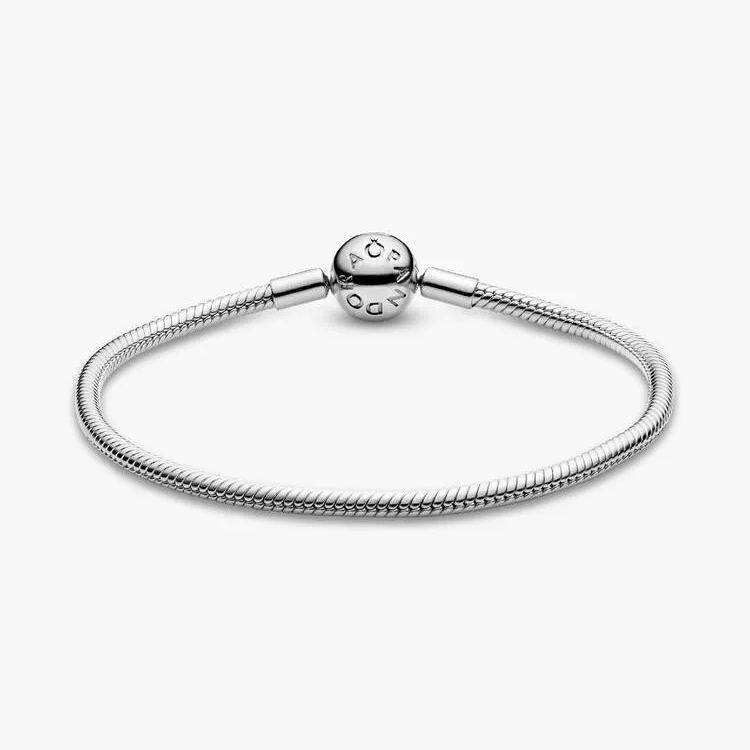 Snake chain 14k gold-plated bracelet