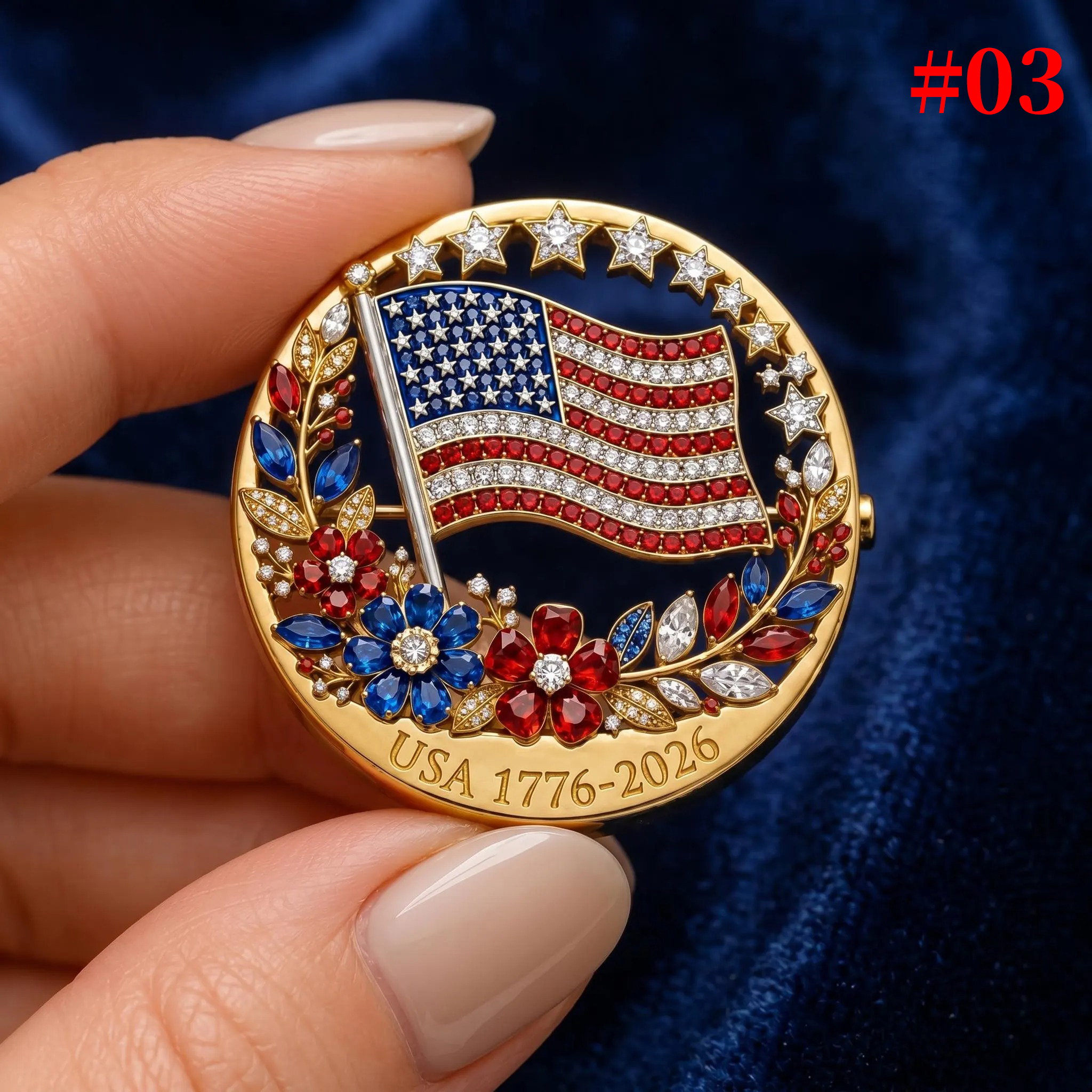 Commemorative Pin Brooch