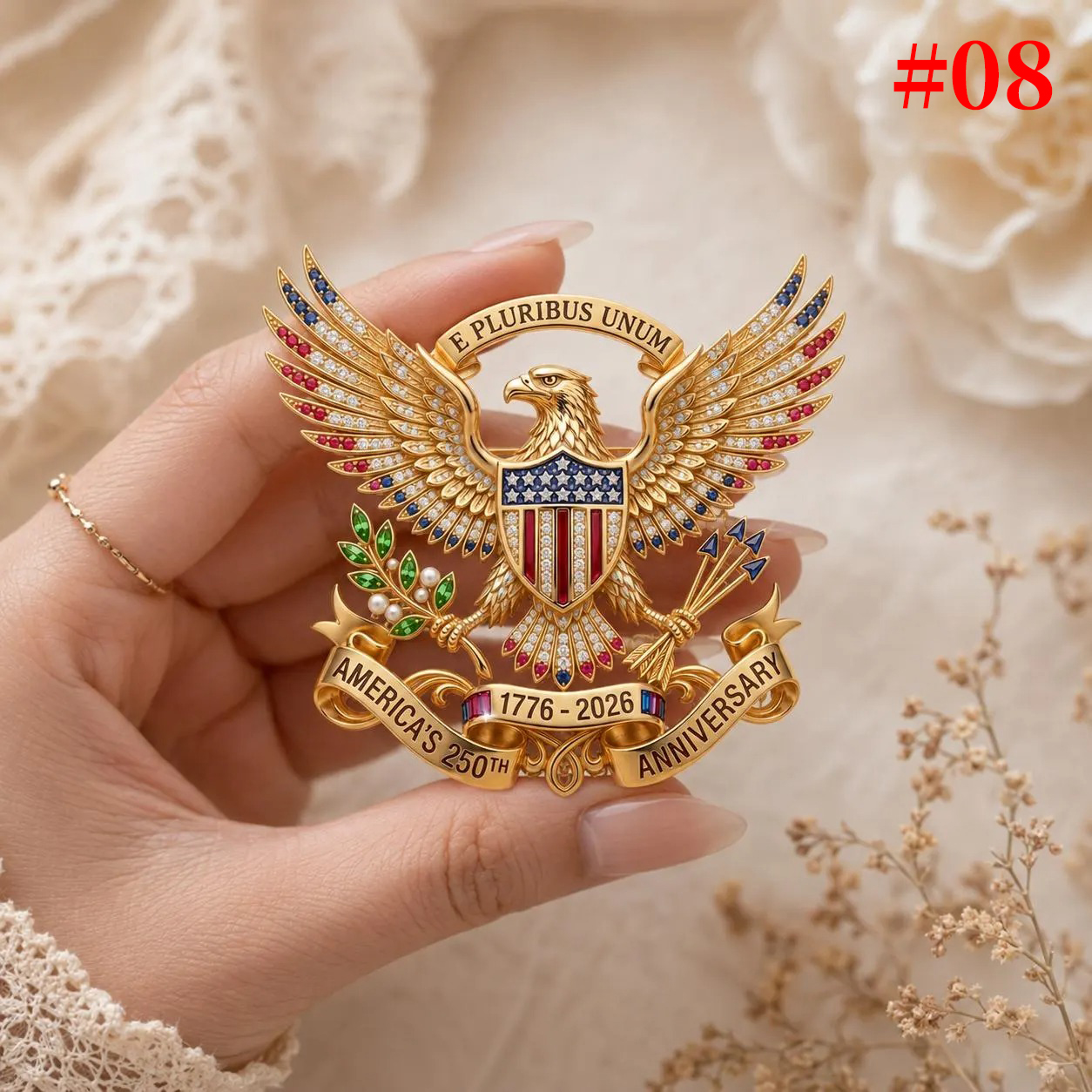 Commemorative Pin Brooch