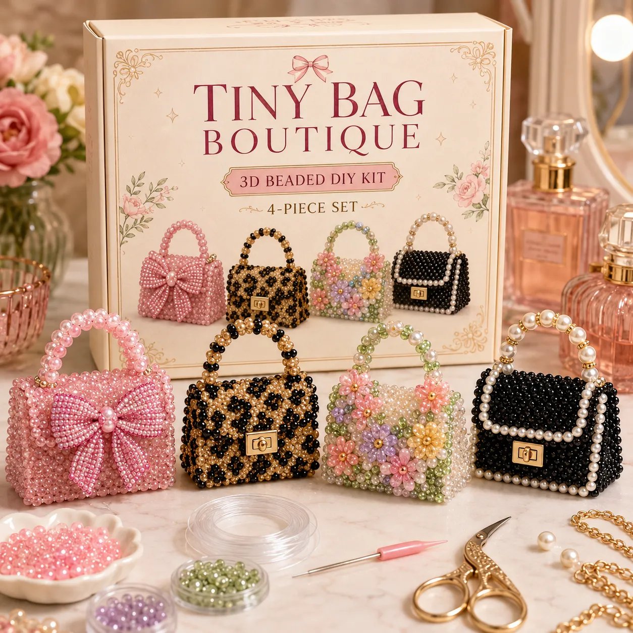 Creative Beaded Mini World 3D DIY Kit Collection