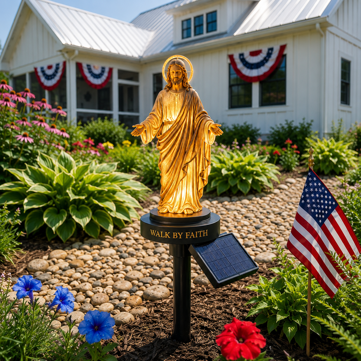 Jesus Garden Light – A Peaceful Reminder of His Presence