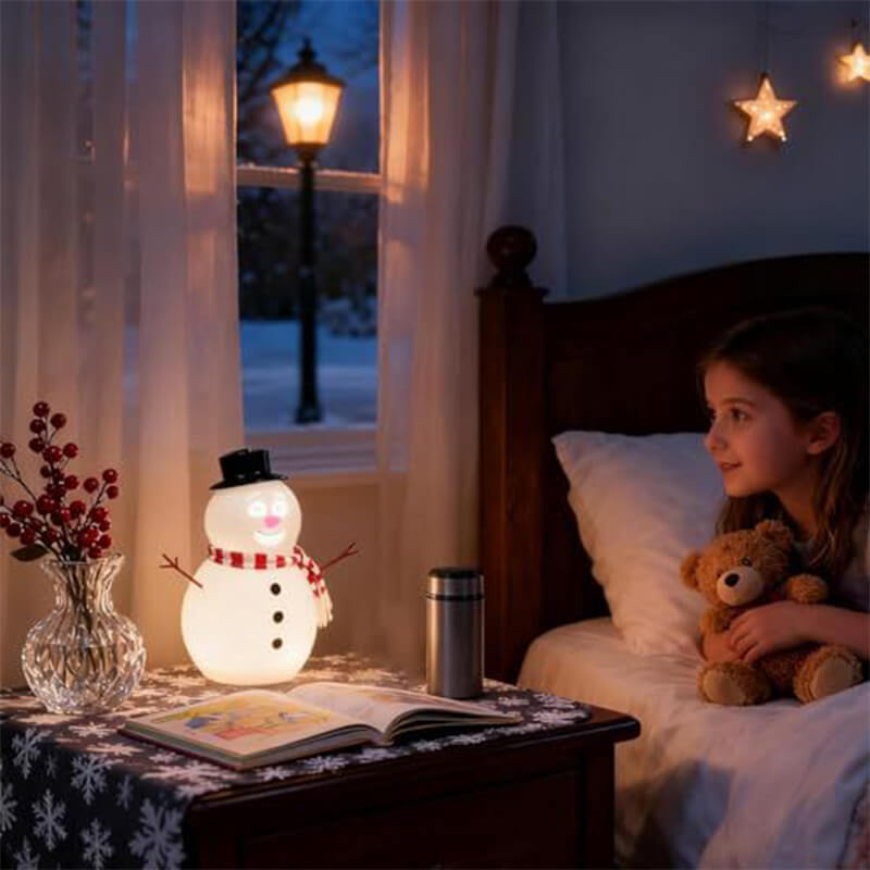Talking Snowman Toy Kids LED Blink Animated Toys Built-in Speaker with –  Sun Baby