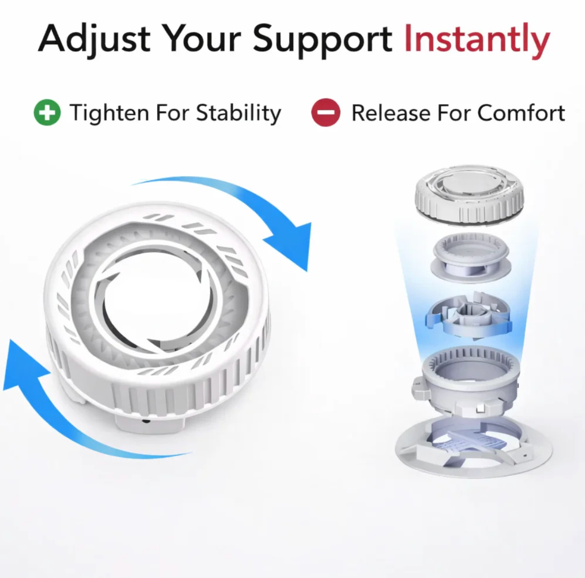 Adjustable Knee Brace with Micro-Adjustment Dial System