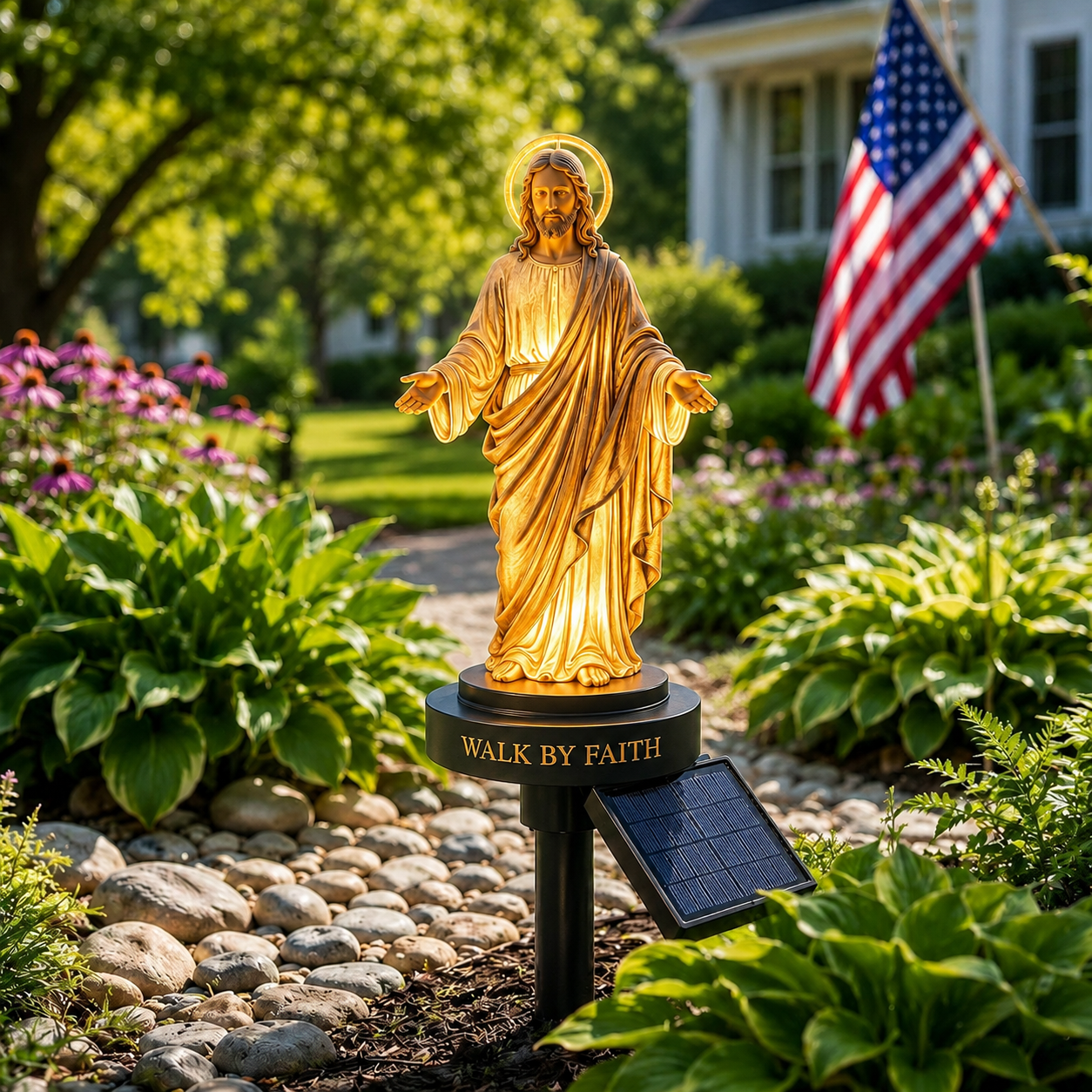 Jesus Garden Light – A Peaceful Reminder of His Presence