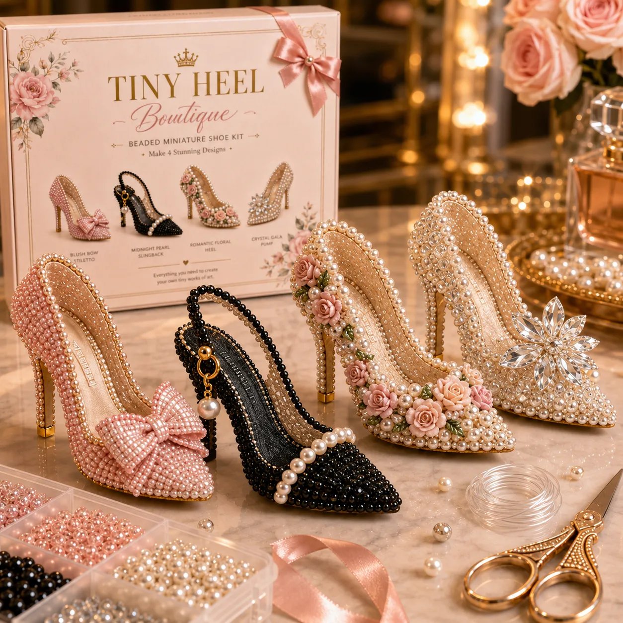 Creative Beaded Mini World 3D DIY Kit Collection