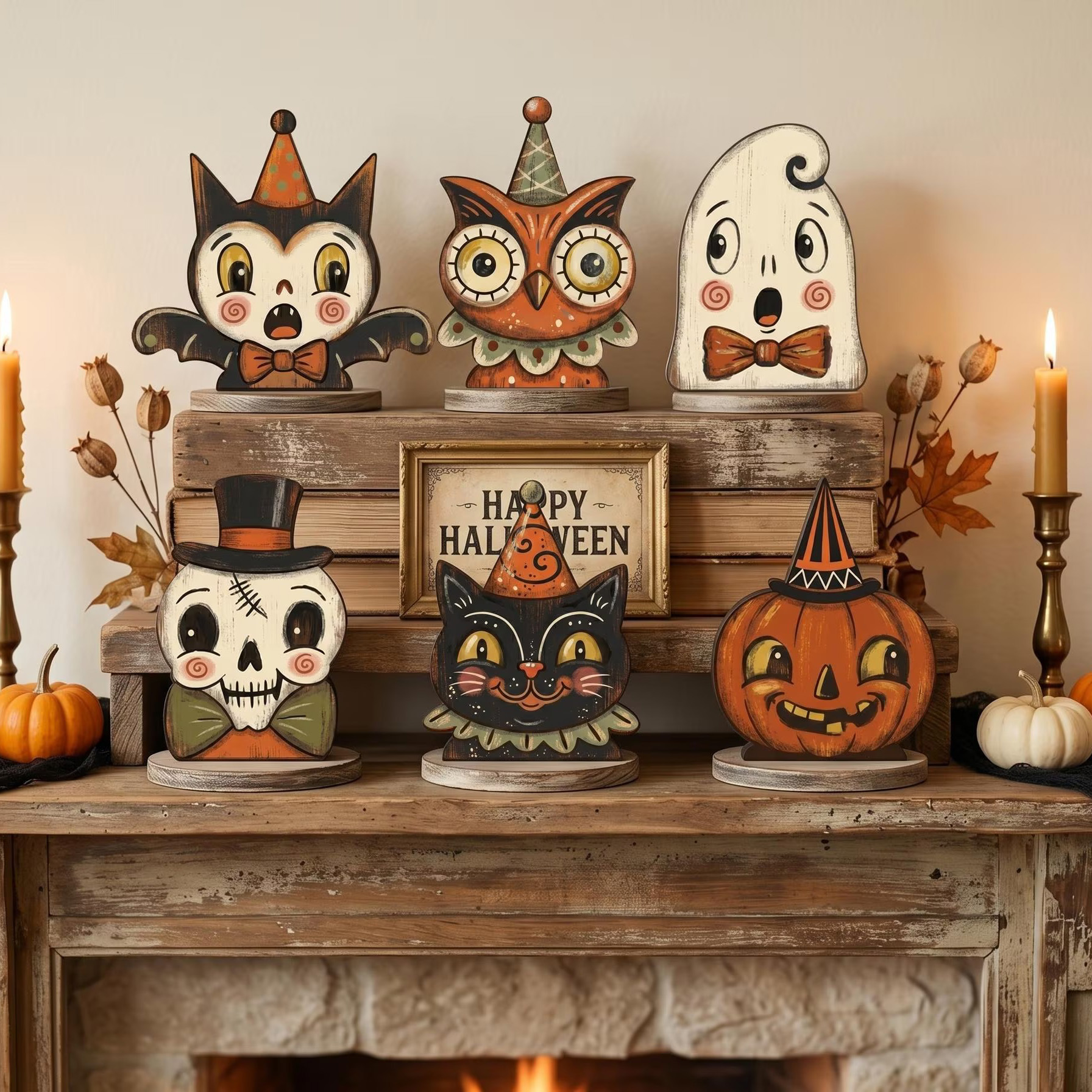 Vintage Halloween Decor