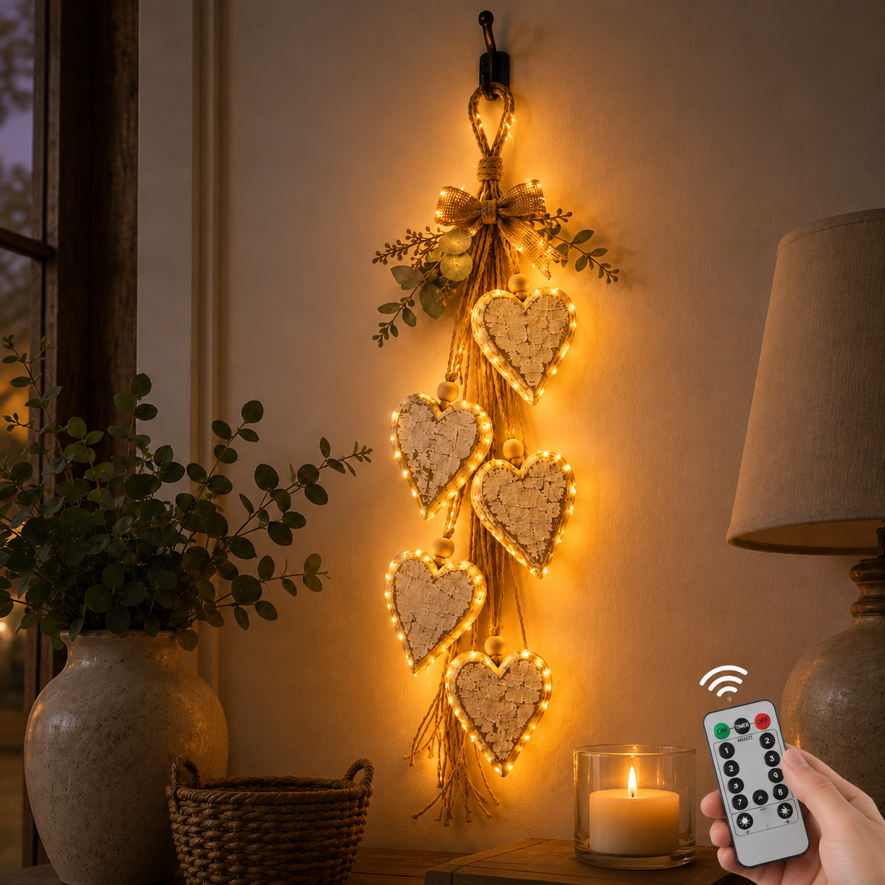 Hanging Heart Wall Decor