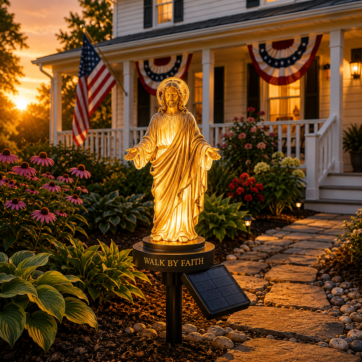 Jesus Garden Light – A Peaceful Reminder of His Presence