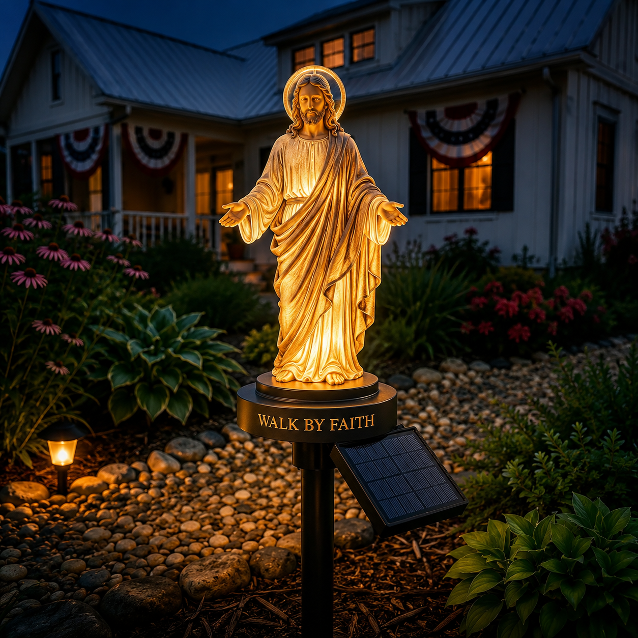Jesus Garden Light – A Peaceful Reminder of His Presence
