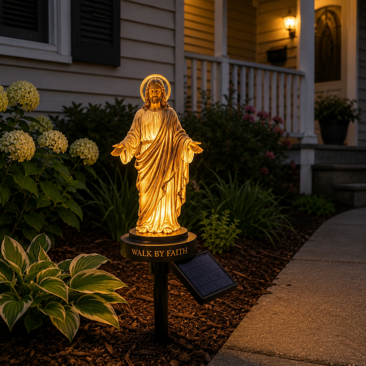Jesus Garden Light – A Peaceful Reminder of His Presence