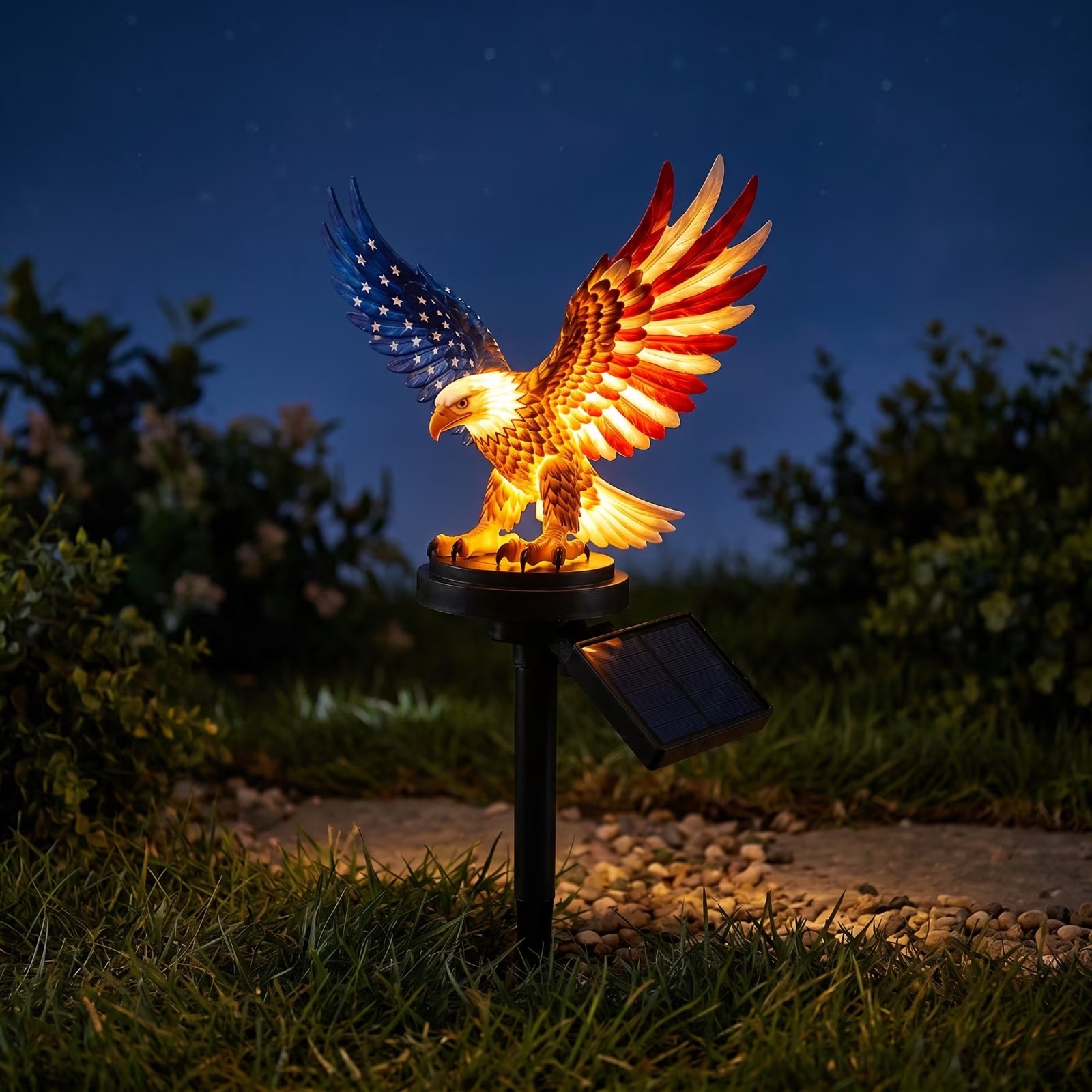 Solar Eagle Garden Light