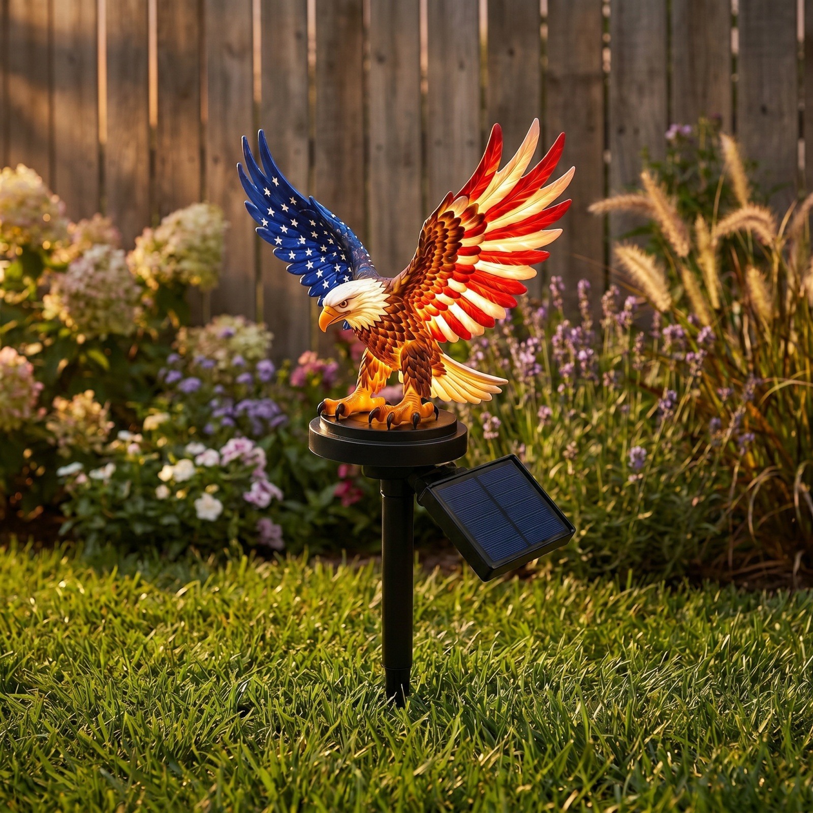 Solar Eagle Garden Light