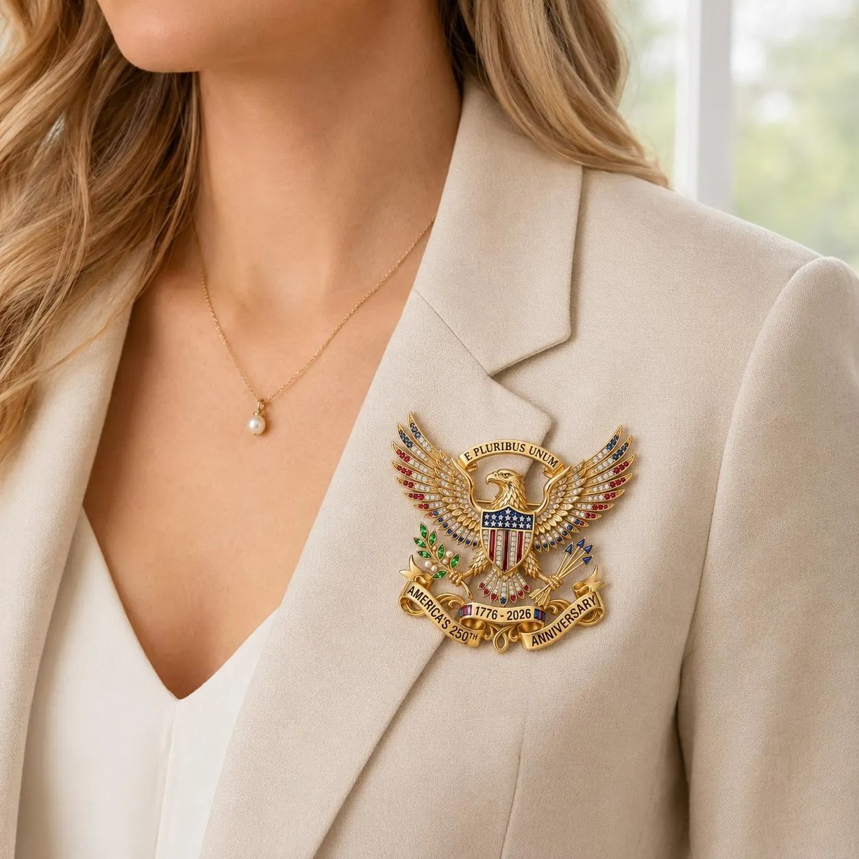 Commemorative Pin Brooch