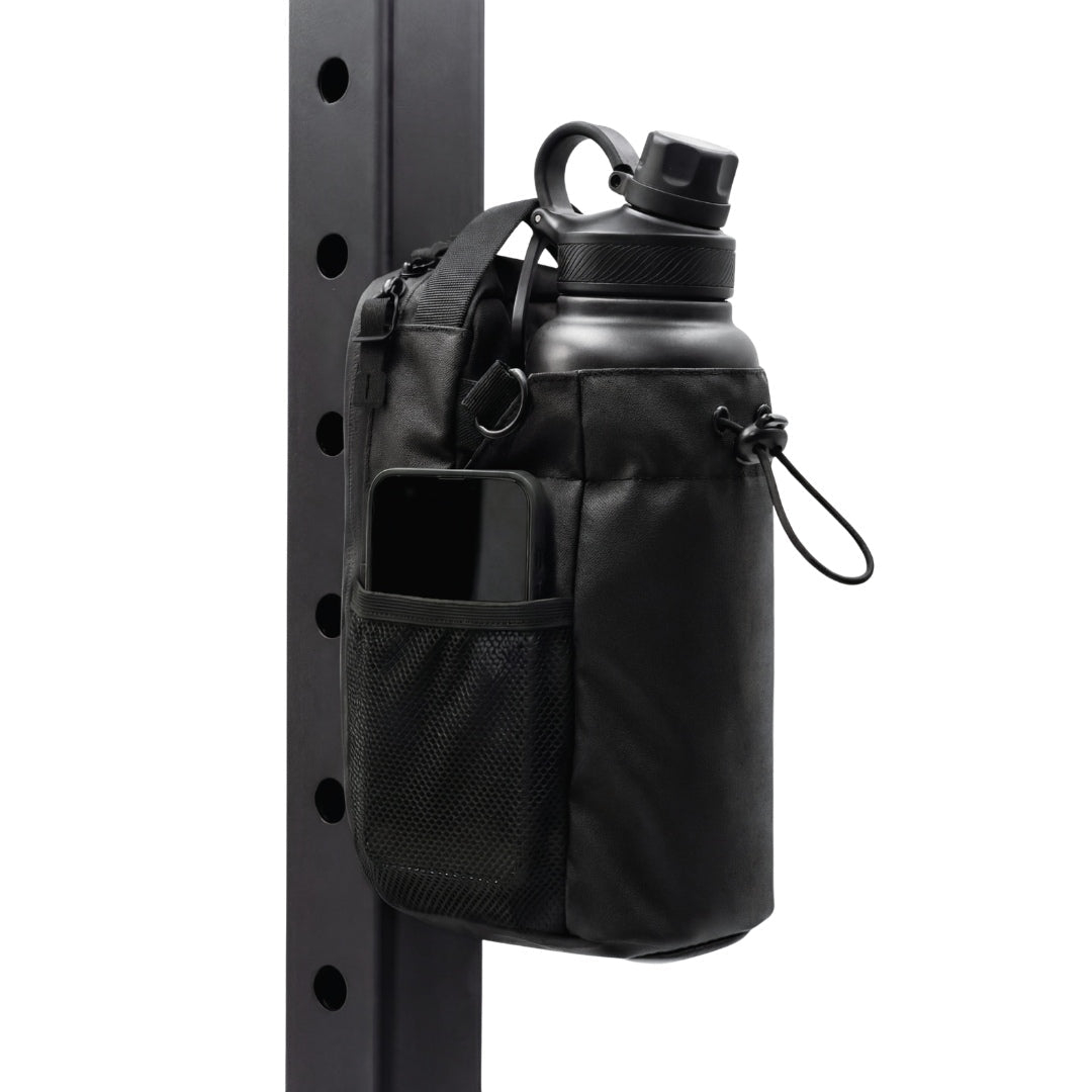 kelvory-Magnetic Gym Bag With Bottle Holder