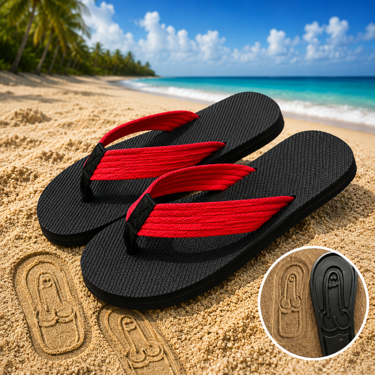 Beach flip-flops