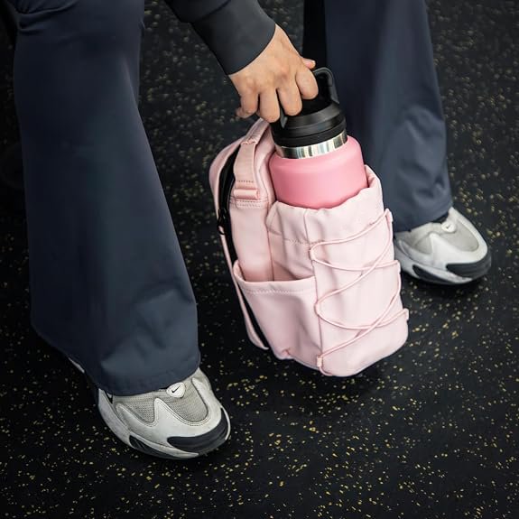 kelvory-Magnetic Gym Bag With Bottle Holder