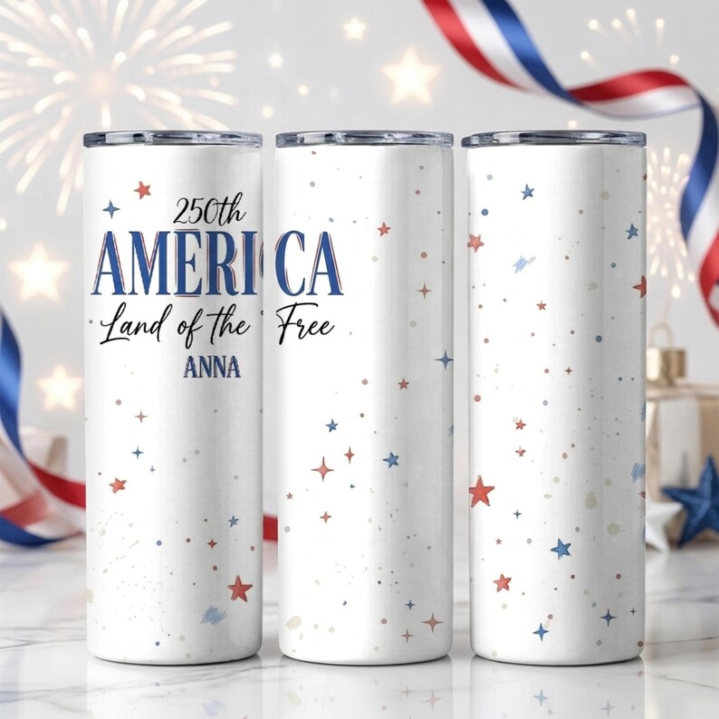 1776–2026 USA Birthday Travel Mug