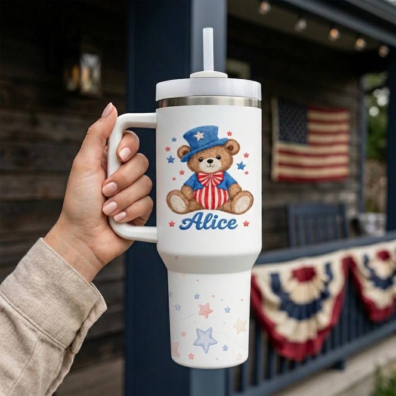 America 250 Years of Freedom Travel Mug