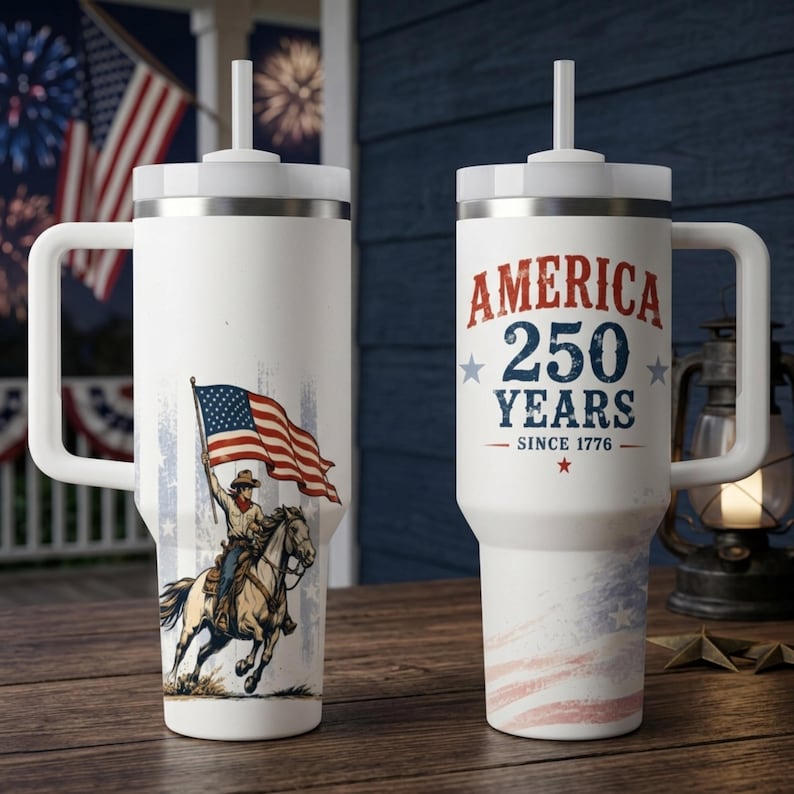 Western USA Freedom Travel Mug