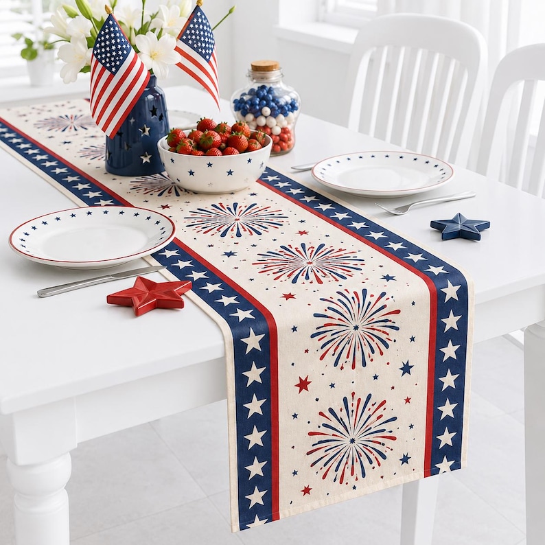 Independence Day Table Runner