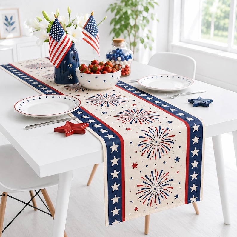 Independence Day Table Runner
