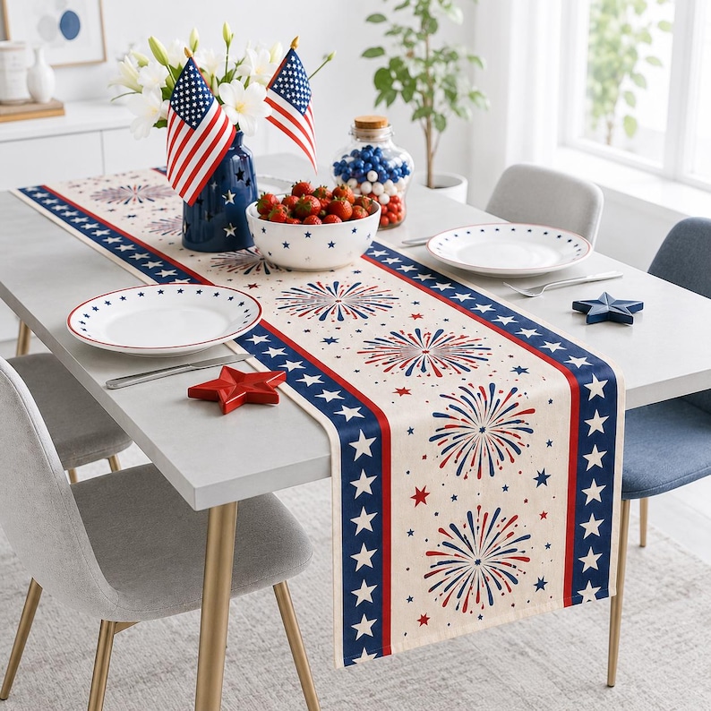 Independence Day Table Runner