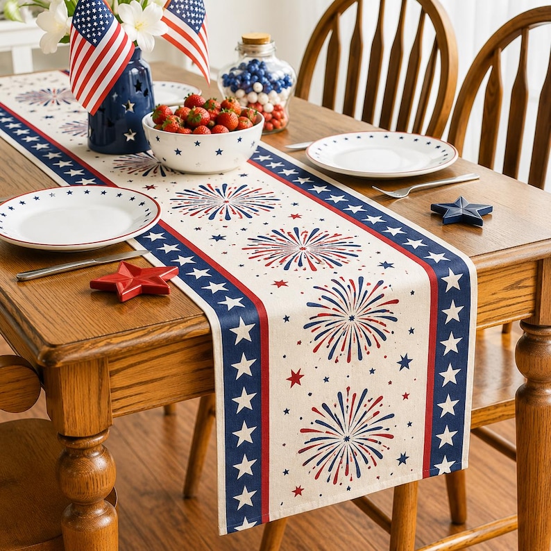 Independence Day Table Runner