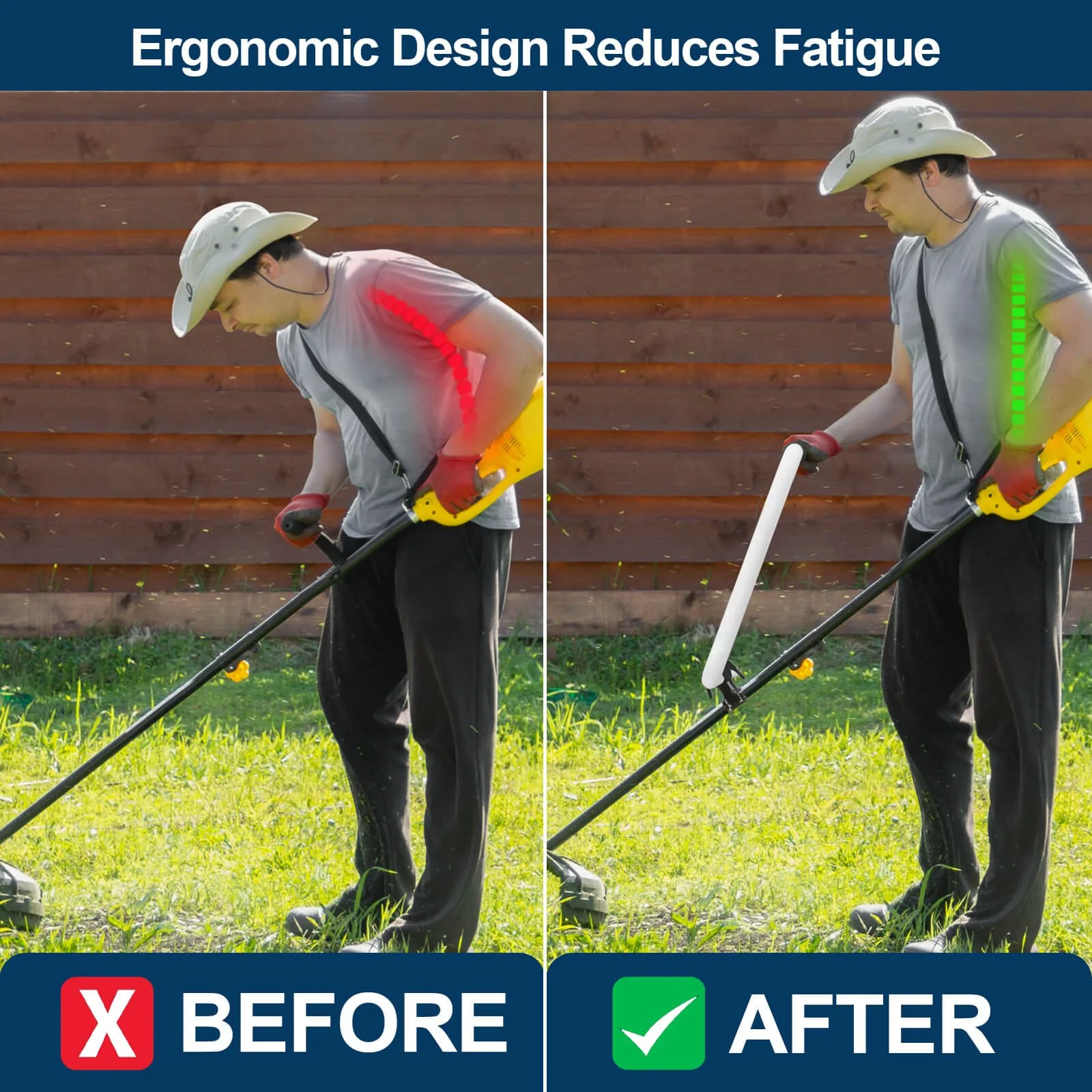 Ergonomic Weed Eater Handle