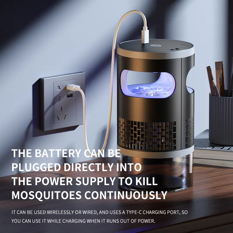 Flying Insect Trap with UV Light and Suction Fan